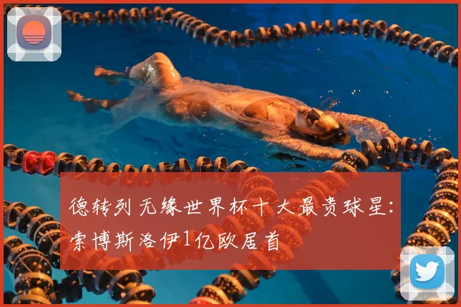 德转列无缘世界杯十大最贵球星:索博斯洛伊1亿欧居首